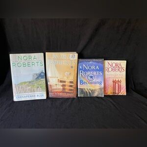 4 Nora Roberts books